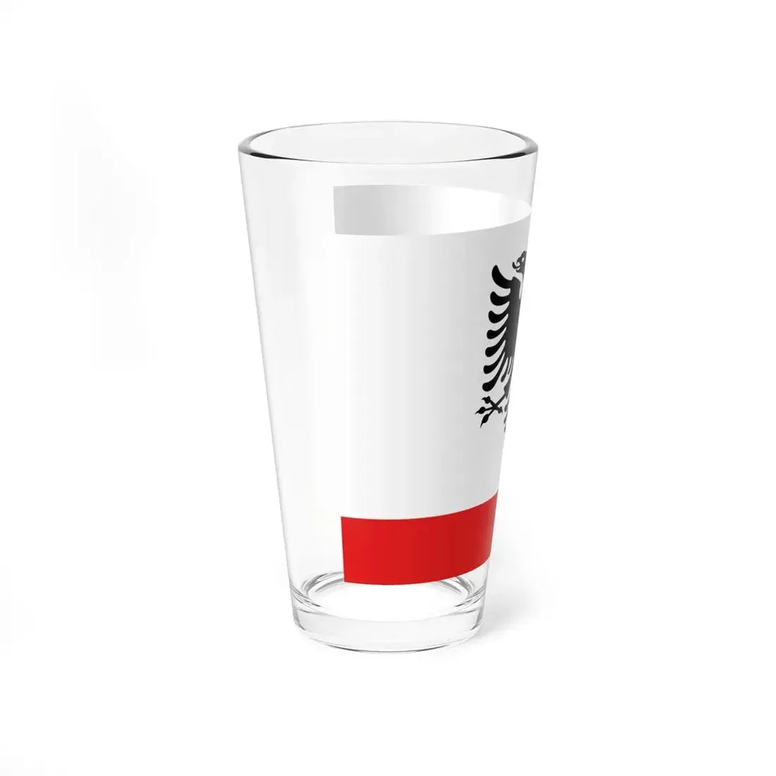 Naval Ensign of Albania (Albania) Pint Glass 16oz - Go Mug Yourself