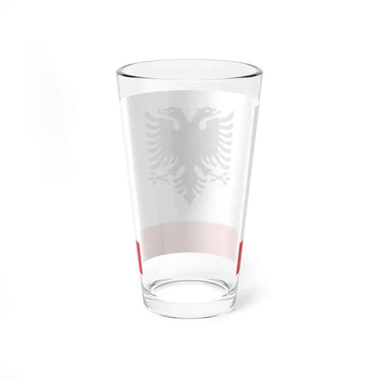 Naval Ensign of Albania (Albania) Pint Glass 16oz - Go Mug Yourself