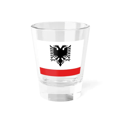 Naval Ensign of Albania (Albania) Shot Glass 1.5oz 1.5oz - Go Mug Yourself