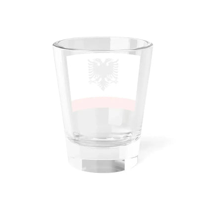 Naval Ensign of Albania (Albania) Shot Glass 1.5oz - Go Mug Yourself