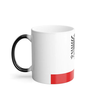 Naval Ensign of Albania - Color Changing Coffee Mug-Go Mug Yourself