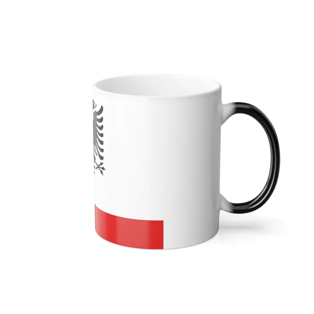 Naval Ensign of Albania - Color Changing Coffee Mug-Go Mug Yourself