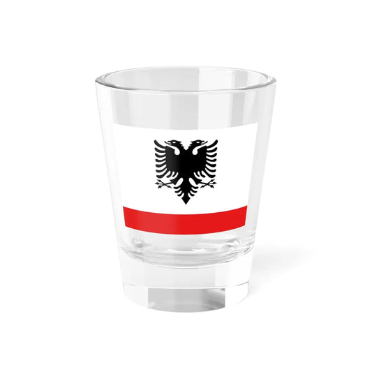 Naval Ensign of Albania - Shot Glass 1.5oz 1.5oz - Go Mug Yourself
