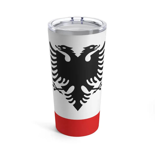 Naval Ensign of Albania - Tumbler 20oz 20oz - Go Mug Yourself