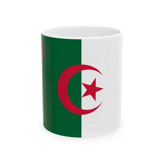 Naval Ensign of Algeria 1987-2004 (Algeria) White Coffee Mug 11oz - Go Mug Yourself