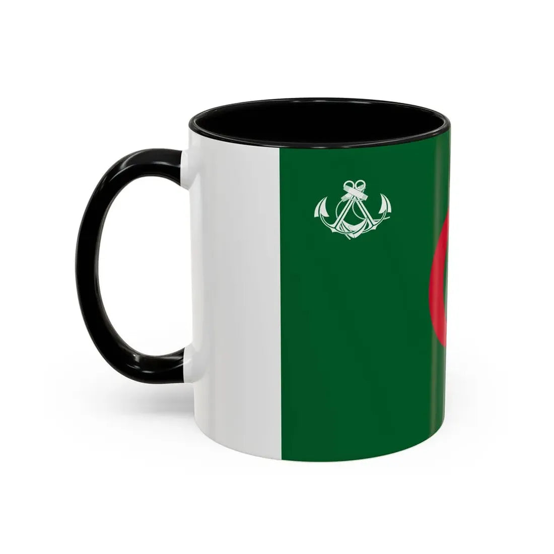 Naval Ensign of Algeria - Accent Coffee Mug - Go Mug Yourself