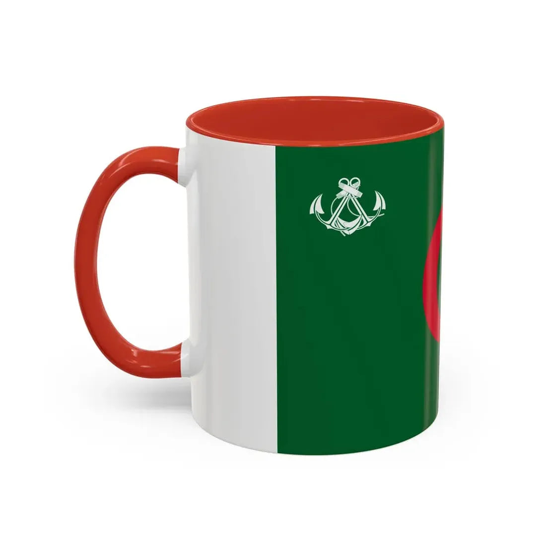 Naval Ensign of Algeria - Accent Coffee Mug - Go Mug Yourself