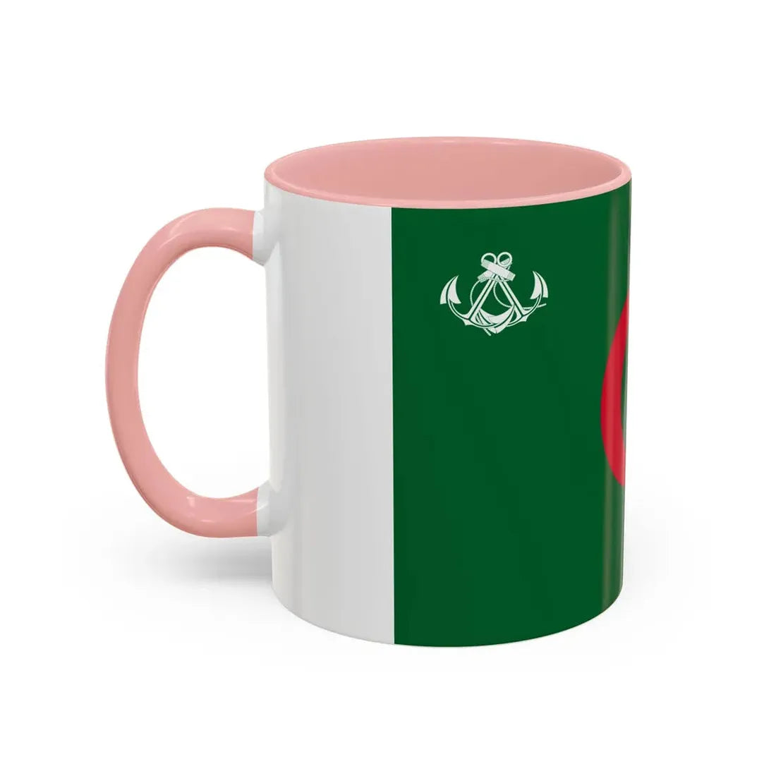 Naval Ensign of Algeria - Accent Coffee Mug - Go Mug Yourself