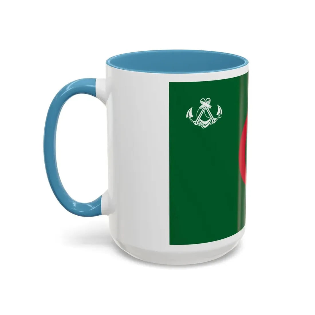 Naval Ensign of Algeria - Accent Coffee Mug - Go Mug Yourself