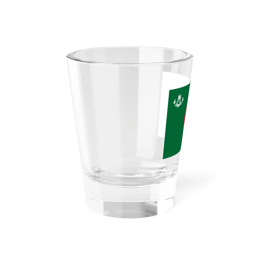 Naval Ensign of Algeria (Algeria) Shot Glass 1.5oz - Go Mug Yourself
