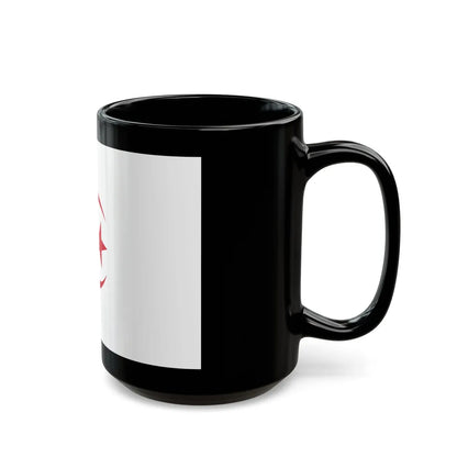 Naval Ensign of Algeria - Black Coffee Mug-Go Mug Yourself