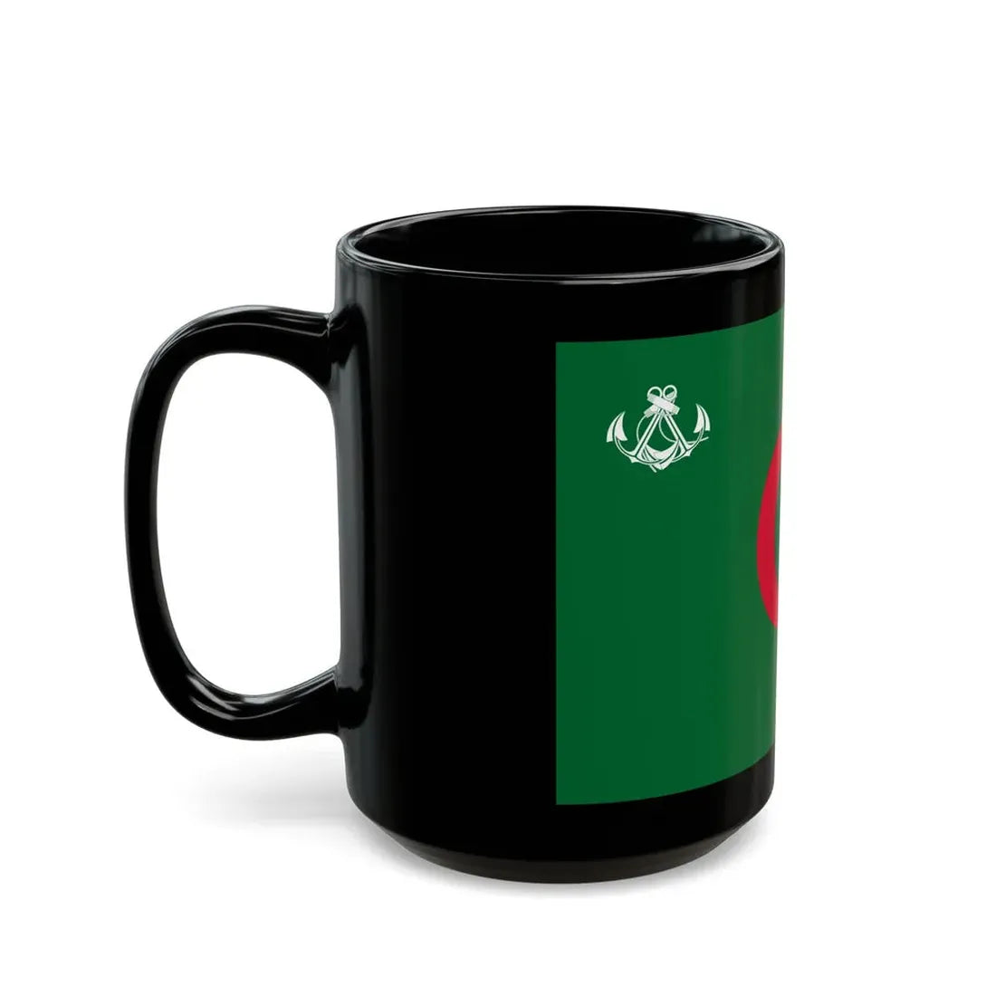 Naval Ensign of Algeria - Black Coffee Mug - Go Mug Yourself