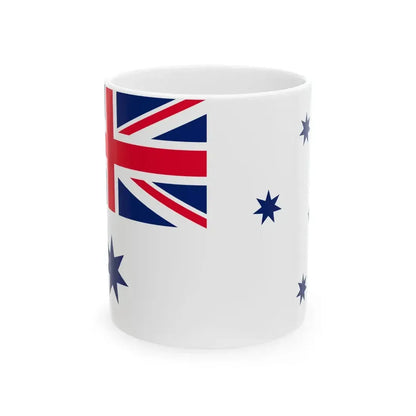 Naval Ensign of Australia (Australia) White Coffee Mug 11oz - Go Mug Yourself