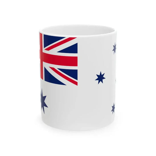 Naval Ensign of Australia (Australia) White Coffee Mug 11oz - Go Mug Yourself