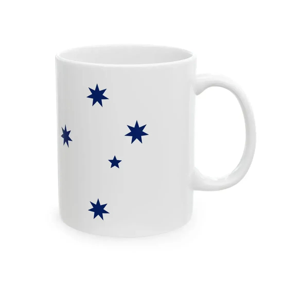 Naval Ensign of Australia (Australia) White Coffee Mug - Go Mug Yourself