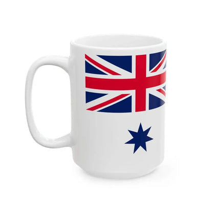 Naval Ensign of Australia (Australia) White Coffee Mug - Go Mug Yourself