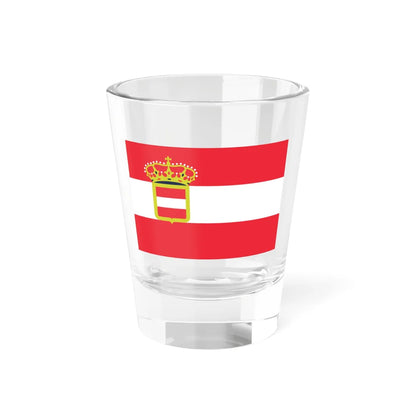 Naval ensign of Austria-Hungary 1880-1915 (Austria) Shot Glass 1.5oz 1.5oz - Go Mug Yourself