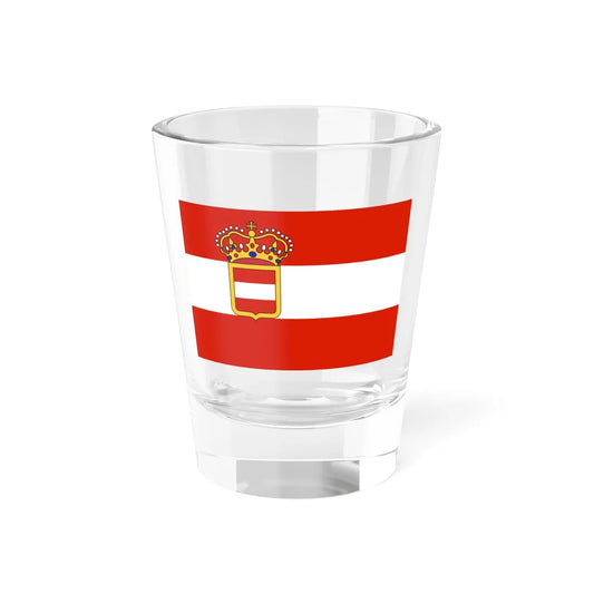 Naval Ensign of Austria-Hungary 1894-1915 (Austria) Shot Glass 1.5oz 1.5oz - Go Mug Yourself