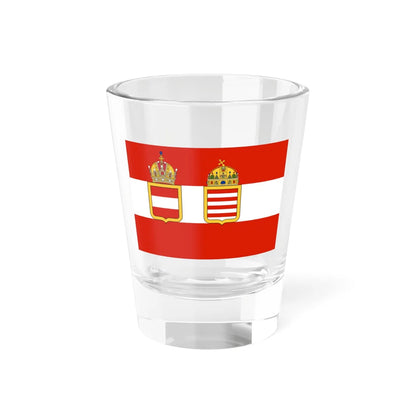 Naval Ensign of Austria-Hungary 1915 (Austria) Shot Glass 1.5oz 1.5oz - Go Mug Yourself