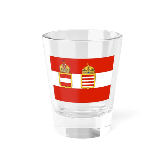Naval Ensign of Austria-Hungary 1915 (Austria) Shot Glass 1.5oz 1.5oz - Go Mug Yourself