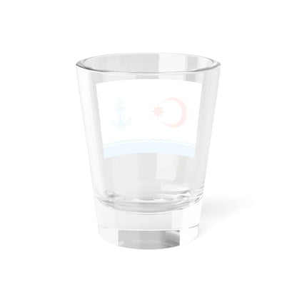 Naval Ensign of Azerbaijan (Azerbaijan) Shot Glass 1.5oz - Go Mug Yourself