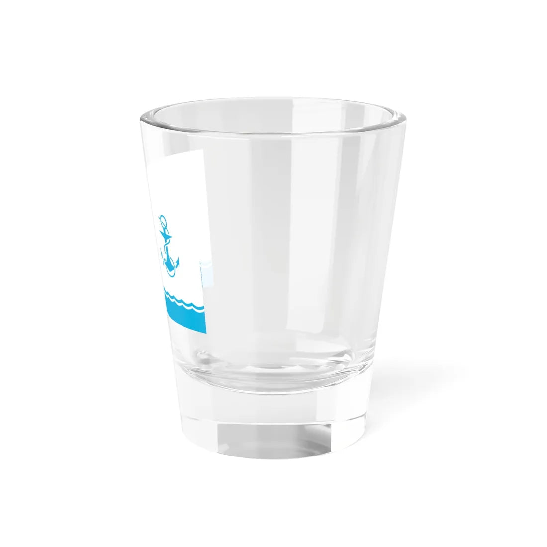Naval Ensign of Azerbaijan (Azerbaijan) Shot Glass 1.5oz - Go Mug Yourself