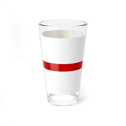 Naval Ensign of Barbados (Barbados) Pint Glass 16oz - Go Mug Yourself