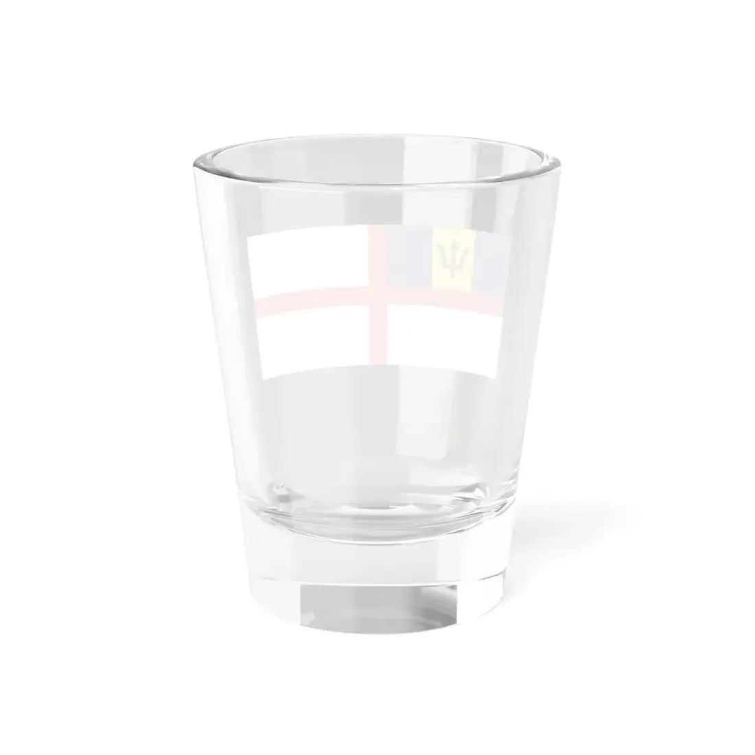 Naval Ensign of Barbados (Barbados) Shot Glass 1.5oz - Go Mug Yourself