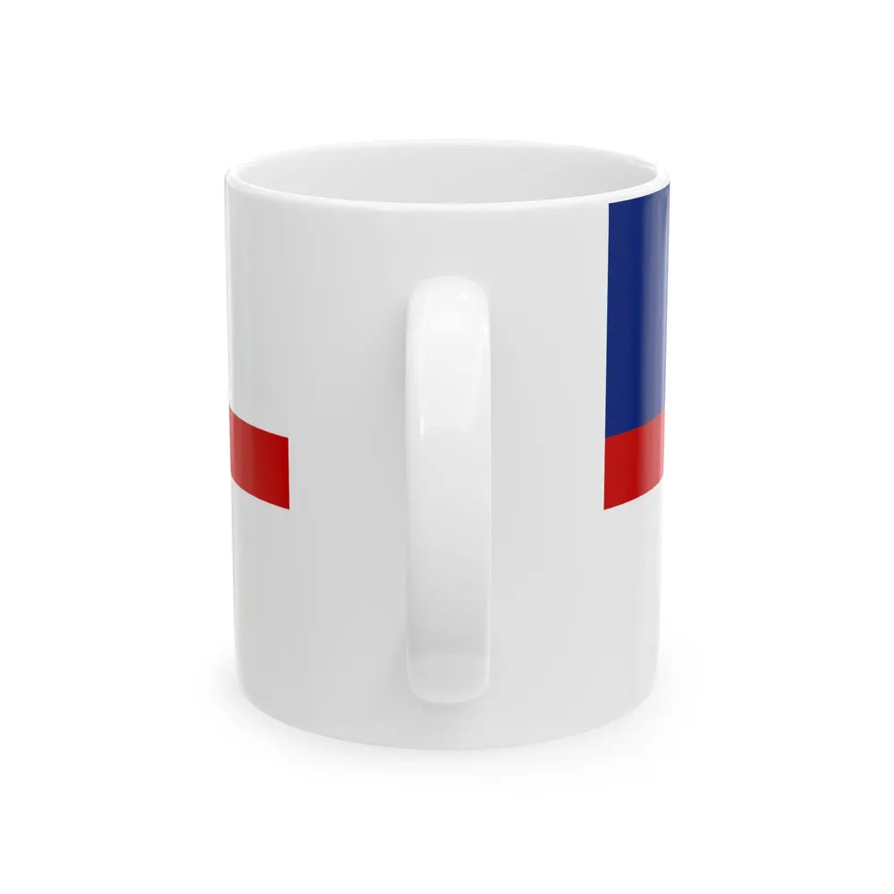 Naval Ensign of Barbados (Barbados) White Coffee Mug - Go Mug Yourself