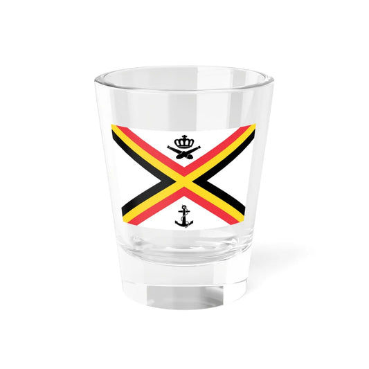 Naval Ensign of Belgium (Belgium) Shot Glass 1.5oz 1.5oz - Go Mug Yourself