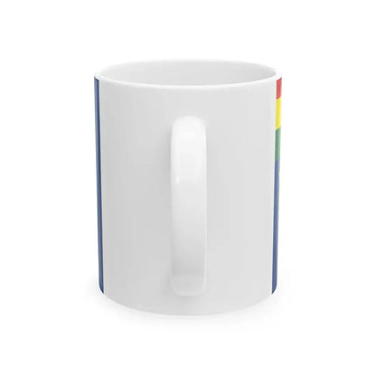 Naval Ensign of Bolivia (Bolivia) White Coffee Mug - Go Mug Yourself