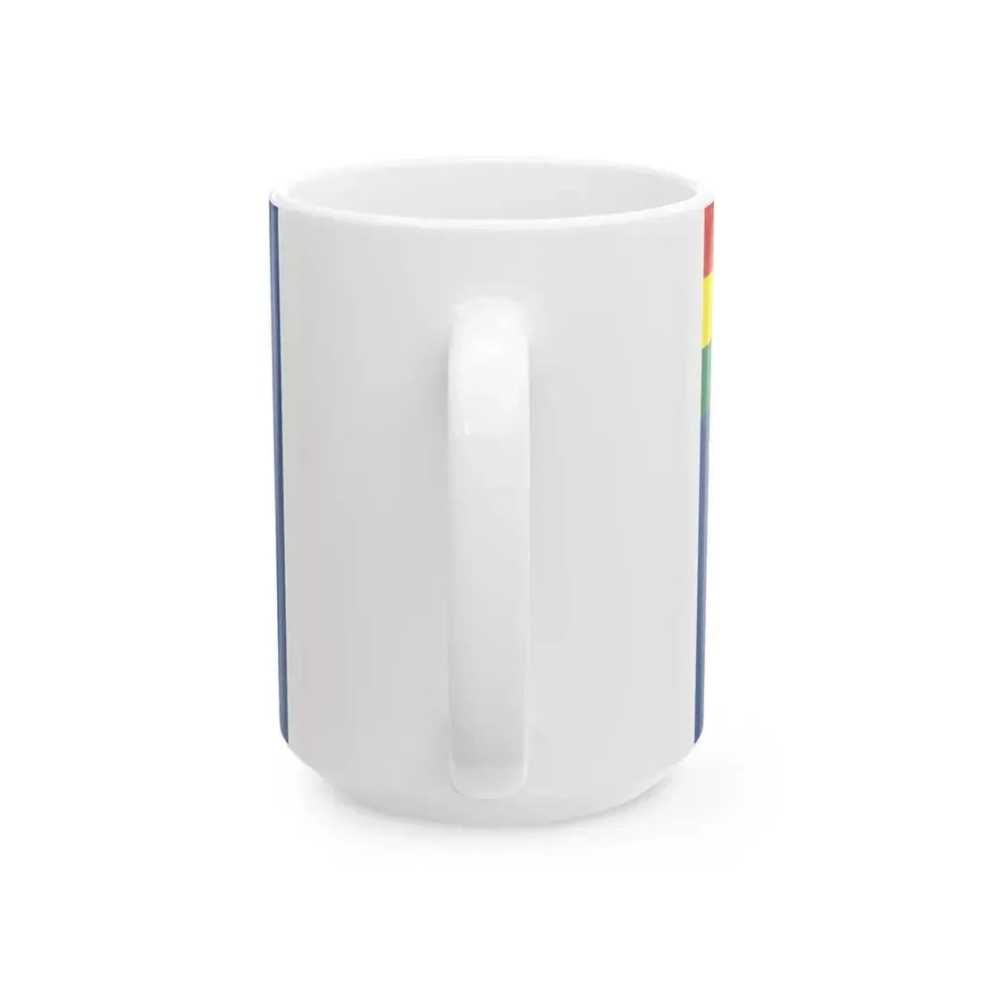 Naval Ensign of Bolivia (Bolivia) White Coffee Mug - Go Mug Yourself