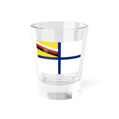 Naval Ensign of Brunei 1984-late 1990s (Brunei) Shot Glass 1.5oz 1.5oz - Go Mug Yourself