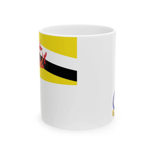 Naval Ensign of Brunei (Brunei) White Coffee Mug 11oz - Go Mug Yourself