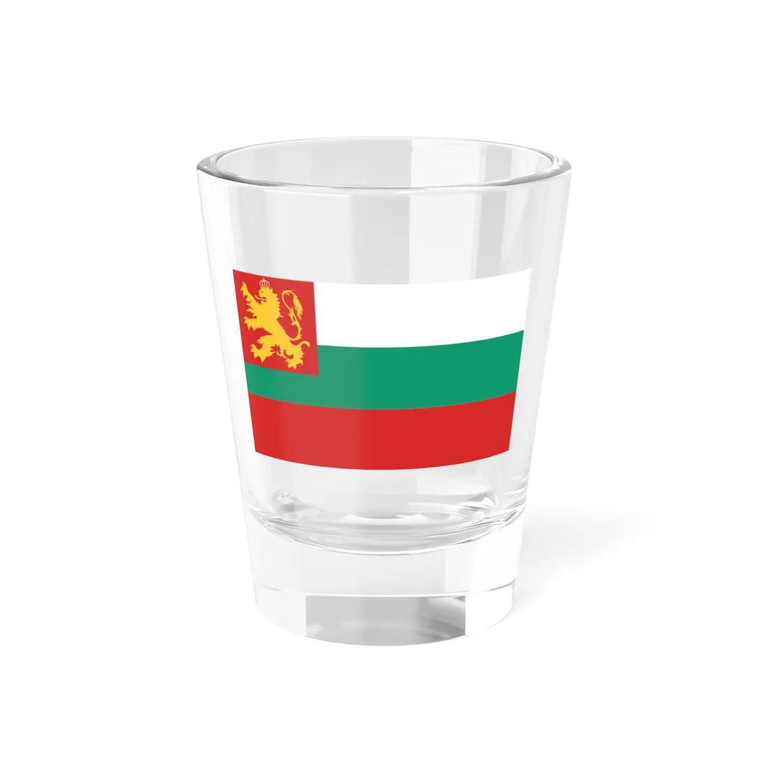 Naval ensign of Bulgaria 1878-1944 2 (Bulgaria) Shot Glass 1.5oz 1.5oz - Go Mug Yourself