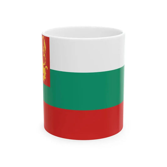Naval ensign of Bulgaria 1878-1944 2 (Bulgaria) White Coffee Mug 11oz - Go Mug Yourself