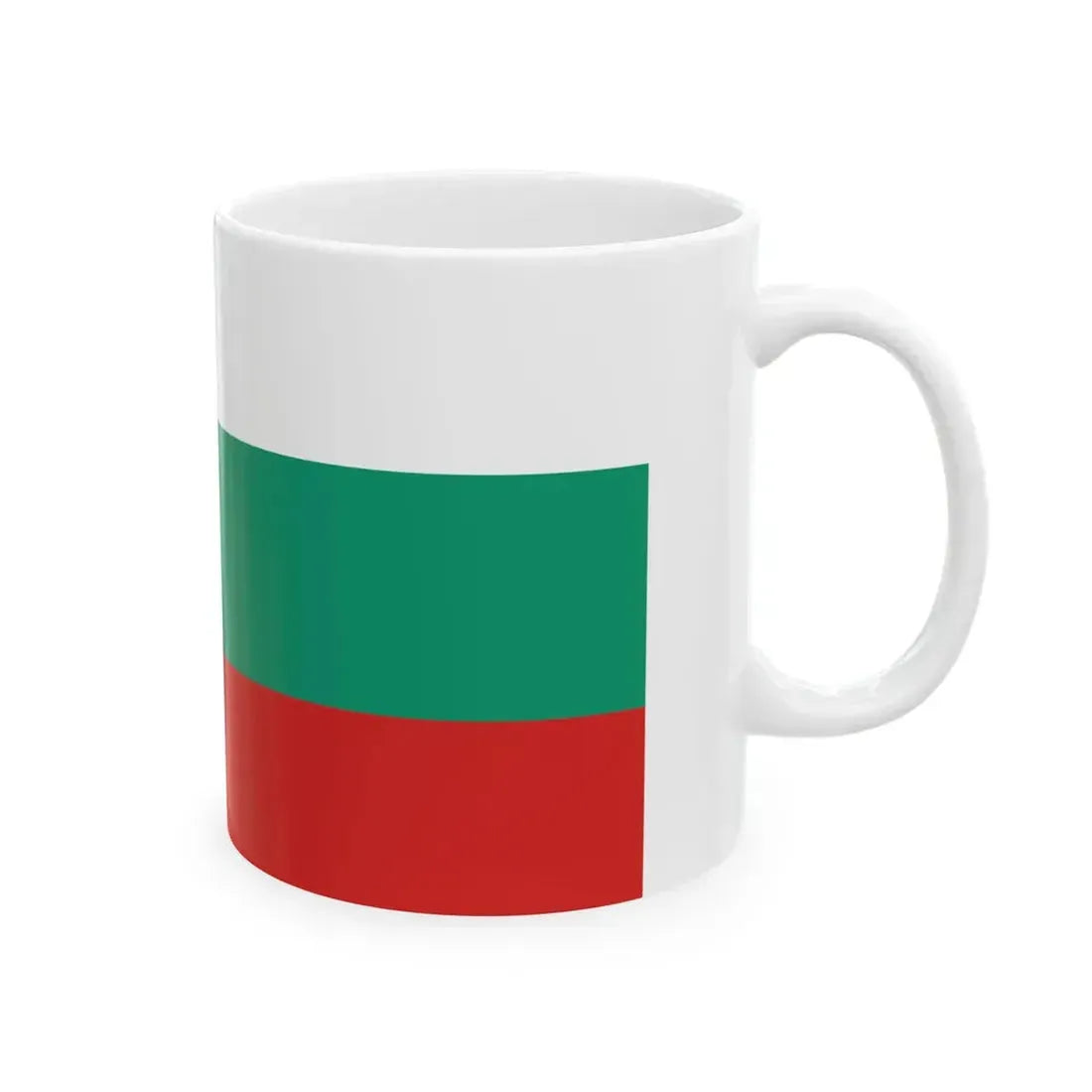 Naval ensign of Bulgaria 1878-1944 2 (Bulgaria) White Coffee Mug - Go Mug Yourself