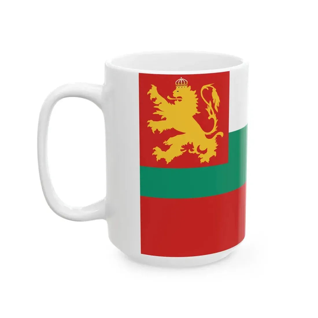 Naval ensign of Bulgaria 1878-1944 2 (Bulgaria) White Coffee Mug - Go Mug Yourself