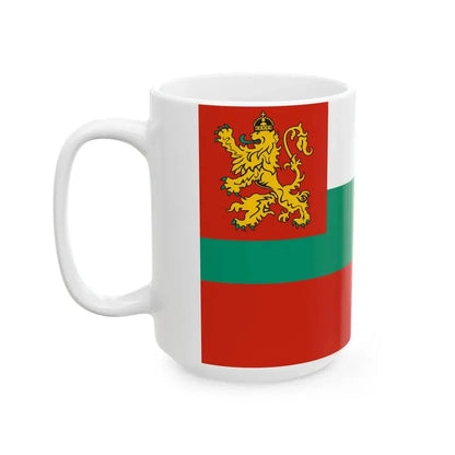 Naval ensign of Bulgaria 1878-1944 (Bulgaria) White Coffee Mug - Go Mug Yourself