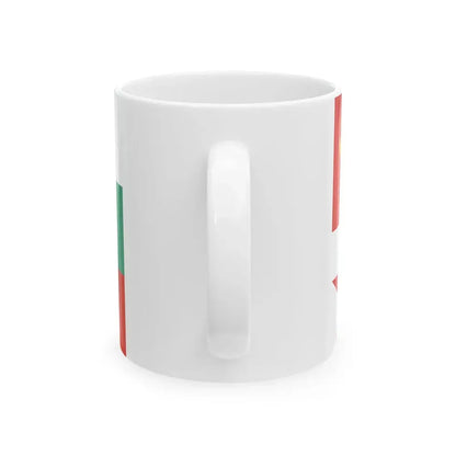 Naval Ensign of Bulgaria 1949-1955 (Bulgaria) White Coffee Mug - Go Mug Yourself