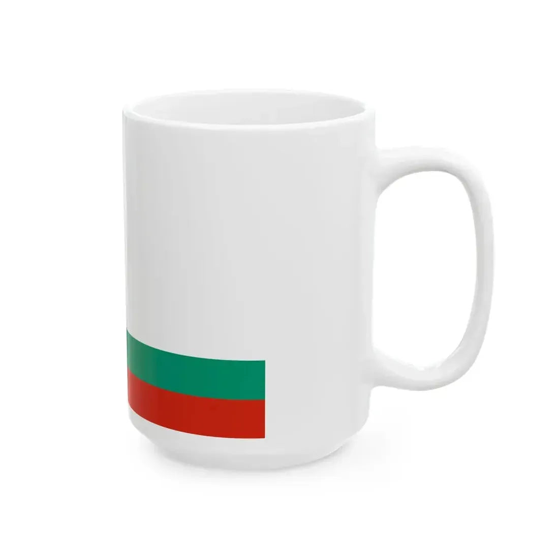 Naval Ensign of Bulgaria 1955-1990 (Bulgaria) White Coffee Mug - Go Mug Yourself