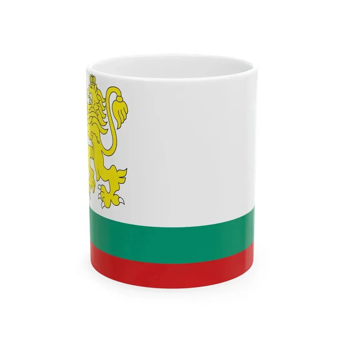 Naval ensign of Bulgaria 1991-2005 (Bulgaria) White Coffee Mug 11oz - Go Mug Yourself