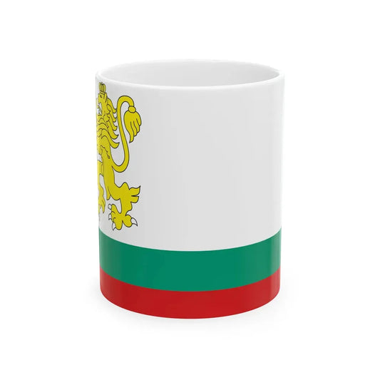 Naval ensign of Bulgaria 1991-2005 (Bulgaria) White Coffee Mug 11oz - Go Mug Yourself
