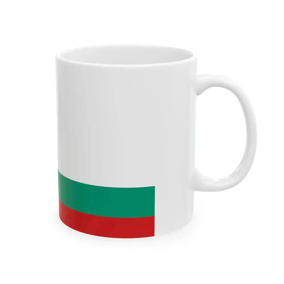 Naval ensign of Bulgaria 1991-2005 (Bulgaria) White Coffee Mug - Go Mug Yourself