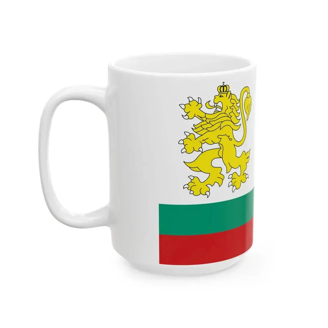 Naval ensign of Bulgaria 1991-2005 (Bulgaria) White Coffee Mug - Go Mug Yourself