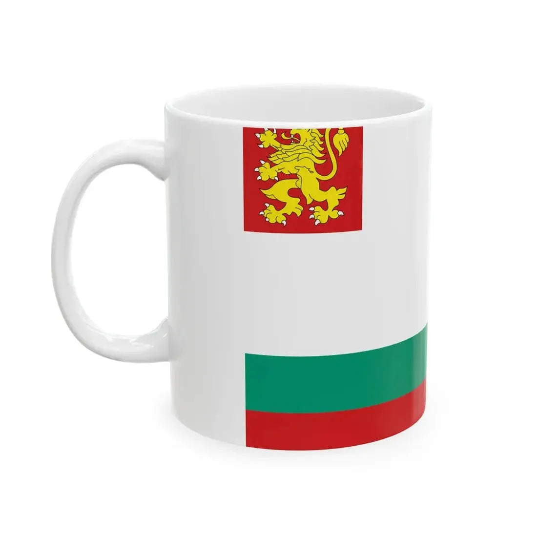 Naval Ensign of Bulgaria (Bulgaria) White Coffee Mug - Go Mug Yourself