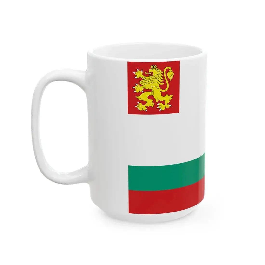 Naval Ensign of Bulgaria (Bulgaria) White Coffee Mug - Go Mug Yourself