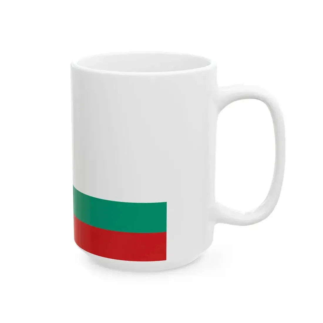Naval Ensign of Bulgaria (Bulgaria) White Coffee Mug - Go Mug Yourself