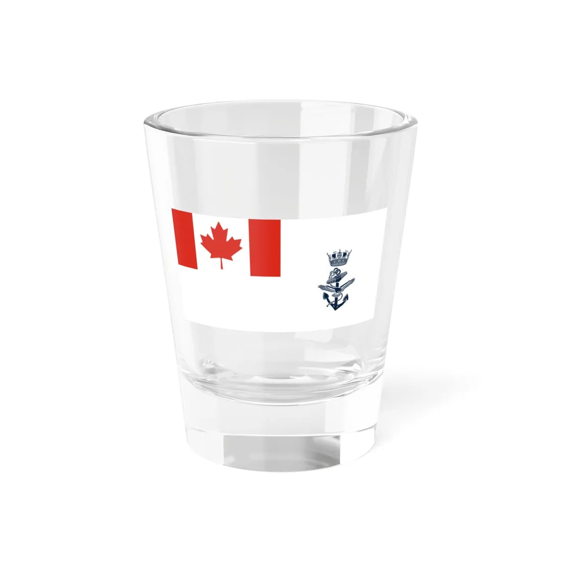 Naval Ensign of Canada (Canada) Shot Glass 1.5oz 1.5oz - Go Mug Yourself