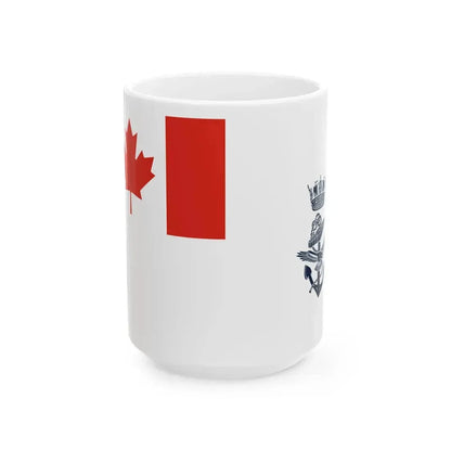 Naval Ensign of Canada (Canada) White Coffee Mug 15oz - Go Mug Yourself